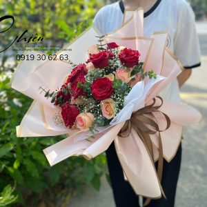 BÓ HOA ĐỎ ECUADOR MIX 0045