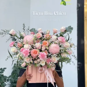 GIỎ HOA ĐẸP GHD04