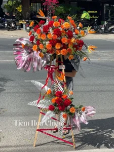 Lẵng hoa chúc mừng may mắn, thành công đẹp nhất: Món quà tuyệt vời dịp quan trọng