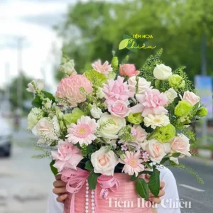 GIỎ HOA ĐẸP GHD014