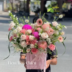 GIỎ HOA ĐẸP GHD011