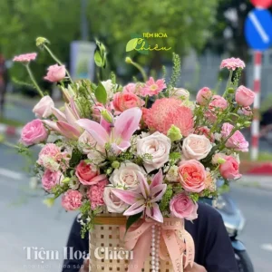 GIỎ HOA ĐẸP GHD018