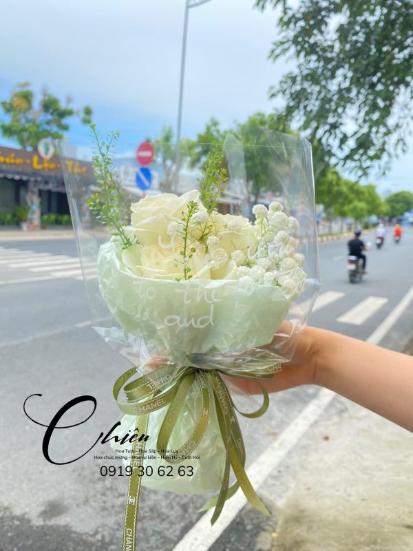 Hoa Bó From Tròn Trắng 0079