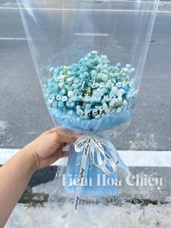 Hoa Bó Baby tone xanh 0089