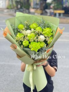 hoa bó tong xanh 0052