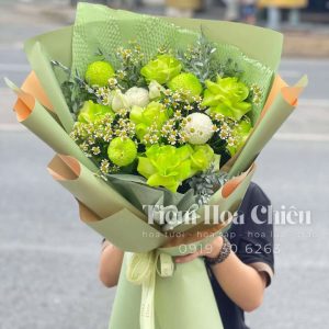 hoa bó tong xanh 0052