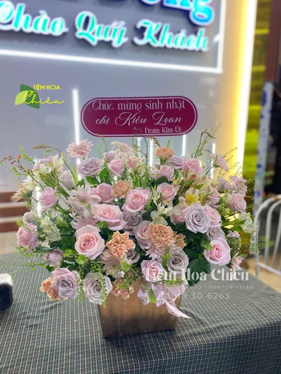 Đặt hoa chúc mừng sinh nhật đẹp ấn tượng độc đáo để gửi trao yêu thương