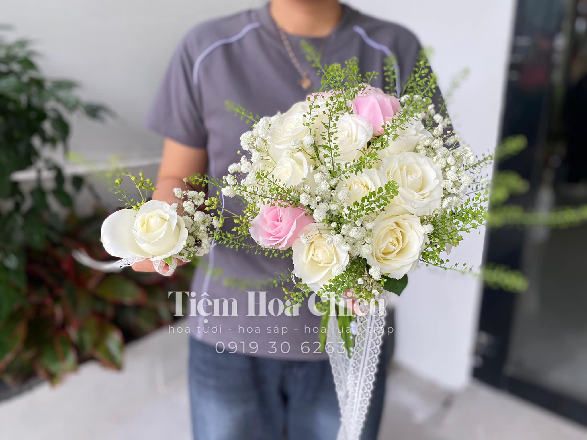 HOA CƯỚI ĐẸP HCD040