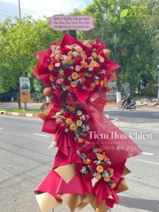 Đặt lãng hoa chúc mừng khai trương thành công, phát tài phát lộc đến người bạn trân quý