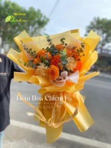 Đặt hoa để cảm ơn trân trọng chân thành với người đã hỗ trợ, nâng đỡ chúng ta.