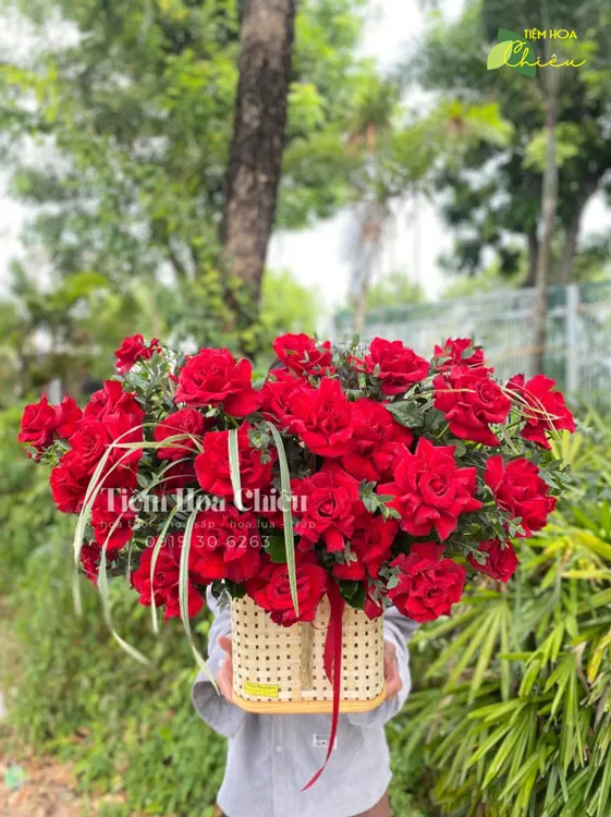 Giỏ hoa giá rẻ khai trương tuyệt vời để gửi lời chúc mừng và những điều tốt lành nhất đến gia chủ