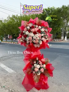 Lẳng hoa tinh tế, món quà ý nghĩa, thay lời chúc phát tài – phát lộc – thuận buồm xuôi gió.