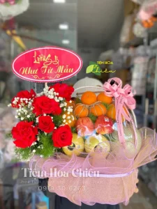 Giỏ trái cây quà tặng lý tưởng mang thông điệp may mắn, sung túc để tri ân gia đình, bạn bè và đối tác.