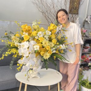 Giỏ Hoa Mix GHD043