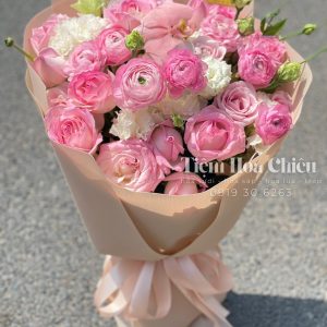 Hoa Tươi Bó Hồng Mix Mao Lương HTB207