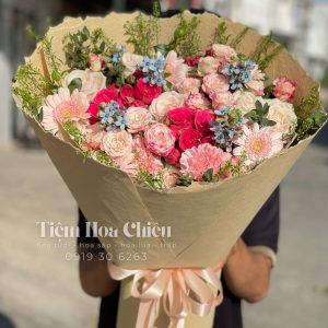 Hoa Tươi Bó Mix Pastel HTB206