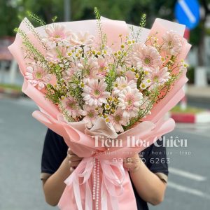 Hoa Tươi Bó Đồng Tiền Mix HTB205