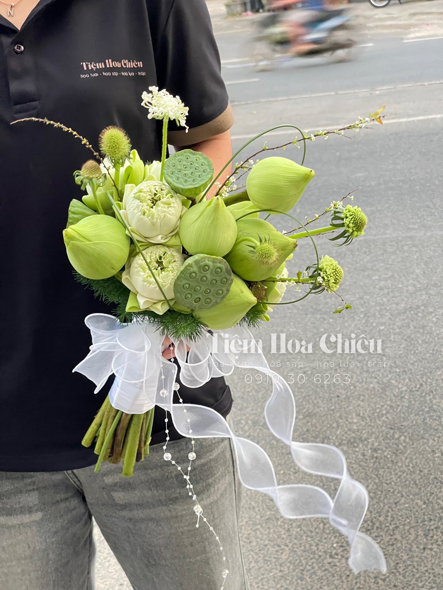 Hoa Cưới Sen HCD067