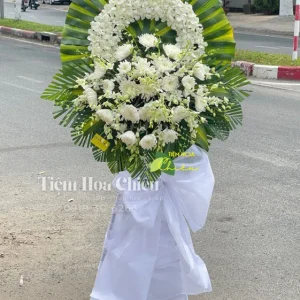 Giá đặt hoa viếng đám tang mới nhất 2026 - Thay lời chia buồn sâu sắc mong gia viếng bớt đau buồn.