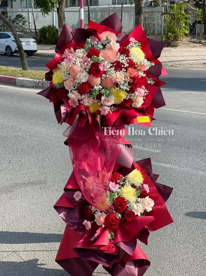 KỆ HOA CHÚC MỪNG KHCM61