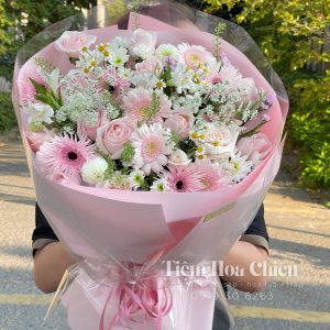 Hoa Tươi Bó Mix Pastel HTB228