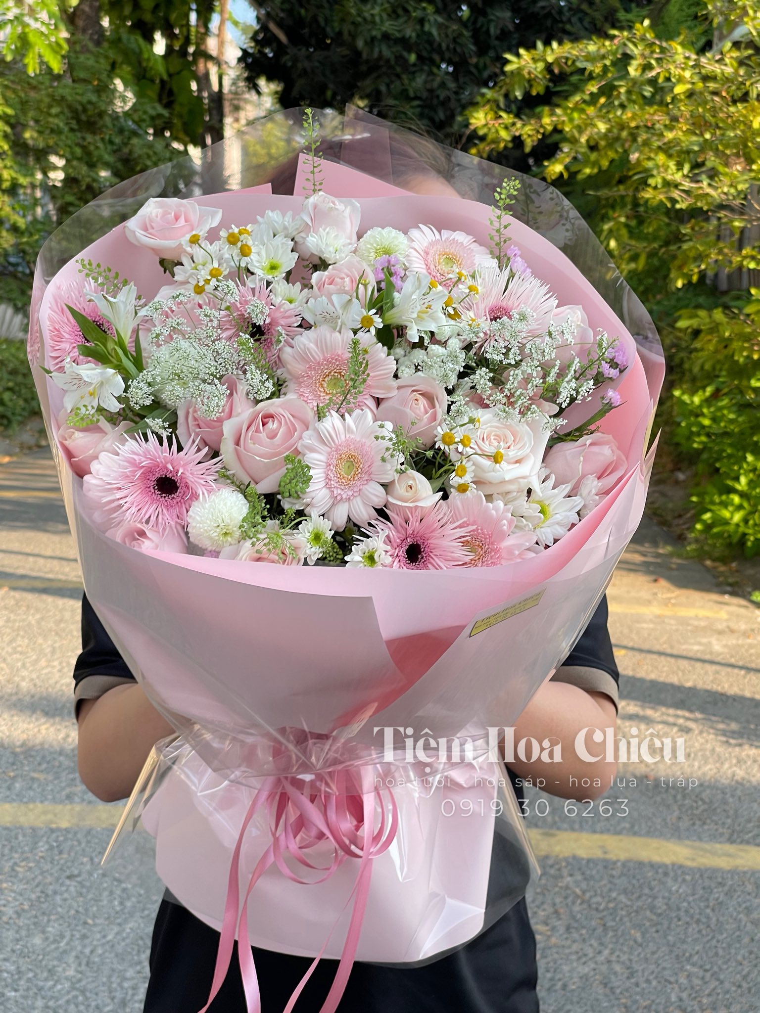 Hoa Tươi Bó Mix Pastel HTB228