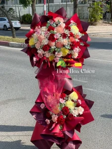 Shop hoa gần đây CHIÊU - Đặt lãng hoa chúc mừng khai trương ấn tượng đầy sang trọng và quý phái.