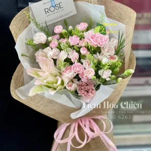 Cửa hàng hoa tươi Bạc Liêu - Đặt bó hoa tươi gửi gắm lời chúc từ tận trái tim của mình đến với người nhận.