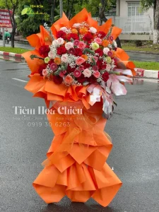 Tiem hoa Bạc Liêu - Đặt hoa chúc mừng truyền tải những cảm xúc, mong ước tốt đẹp dành cho người nhận.