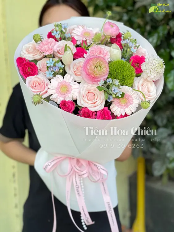 Shop hoa tươi Bạc Liêu - Đặt bó hoa sinh nhật thẩm mỹ, giúp người nhận cảm thấy được trân trọng và yêu thương.