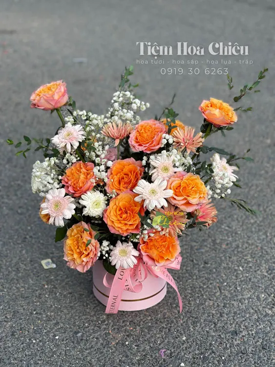 Giỏ hoa giá rẻ đẹp, sang trọng với giá chỉ từ 300k và giao hoa nhanh trong 1 giờ tại Bạc Liêu.