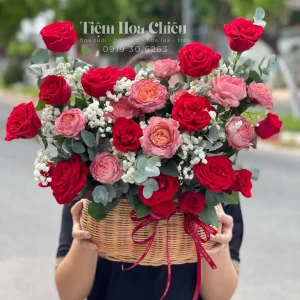 Giỏ Hoa Đẹp GHD067