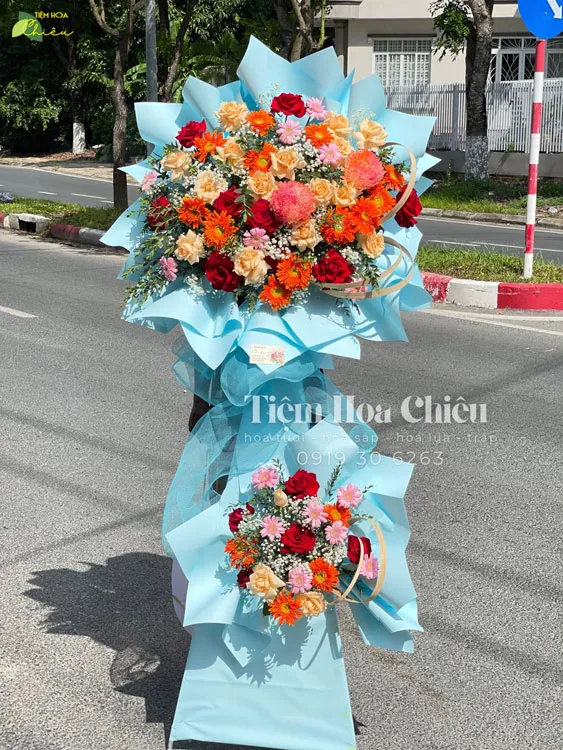 Đặt hoa chúc mừng khai trương bạc liêu tượng trưng cho tài lộc, may mắn và những khởi đầu mới thành công.
