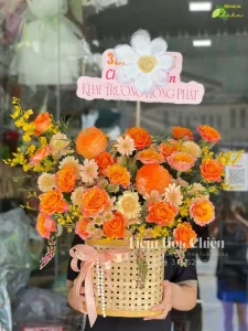 Đặt hoa chúc mừng khai trương đánh dấu sự khởi đầu thuận lợi, đầy hứa hẹn cho dự án kinh doanh sắp tới.