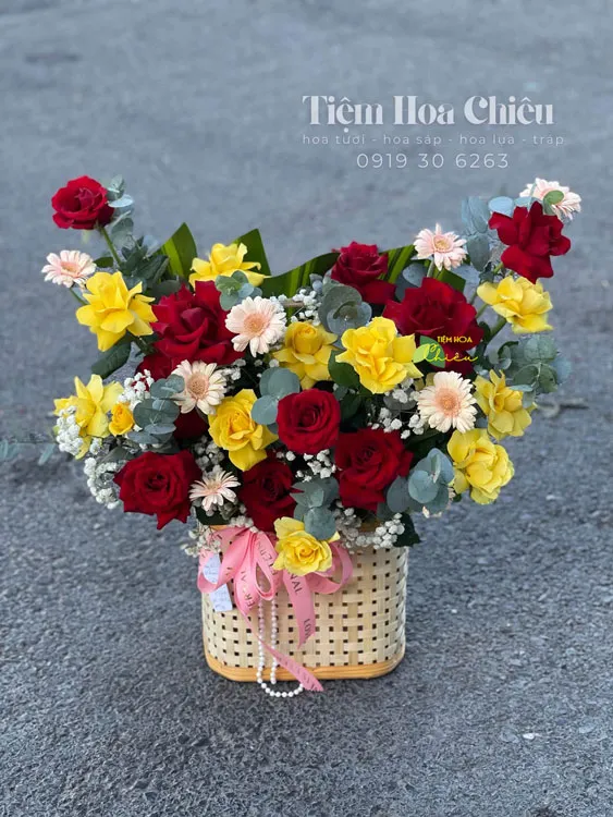 Giỏ hoa Bạc Liêu - Lựa chọn hoàn hảo gửi tặng trong các dịp đặc biệt, thay lời chúc tốt lành đến người nhận.