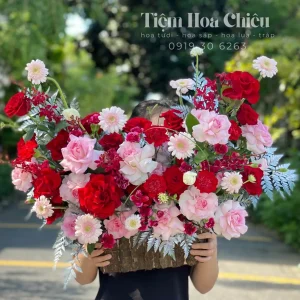 Giỏ Hoa Đẹp GHD070