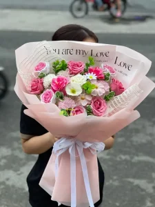 Hoa sáp mùi hương tinh khiết, dịu nhẹ thiết kế sang trọng, hiện đại được ưa chuộng nhất 2026.