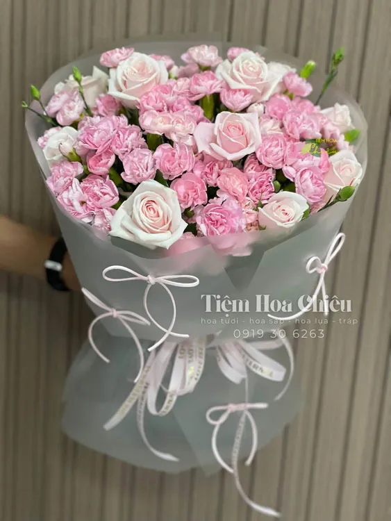 Đặt hoa bạc liêu - Hoa bó tươi đẹp thể hiện cho tình yêu vĩnh cửu, thuần khiết và mang năng lượng tích cực cho người nhận.