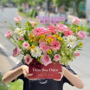 Giỏ Hoa Đẹp GHD077