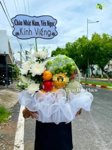 Giỏ trái cây viếng đám tang tại shop hoa Bạc Liêu giúp bạn gửi đi thông điệp thành kính, sẻ chia và cầu chúc an lành đầy ý nghĩa.