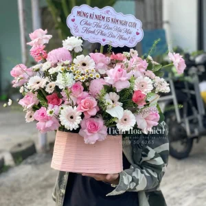 Giỏ Hoa Đẹp GHD083