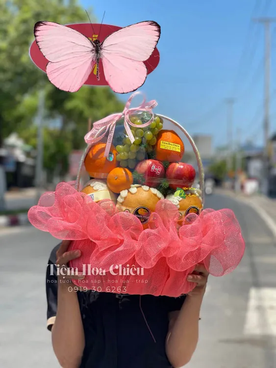 Giỏ trái cây quà tặng Bạc Liêu món quà tặng chúc sức khoẻ thể hiện tấm lòng, tình cảm đến với người nhận.